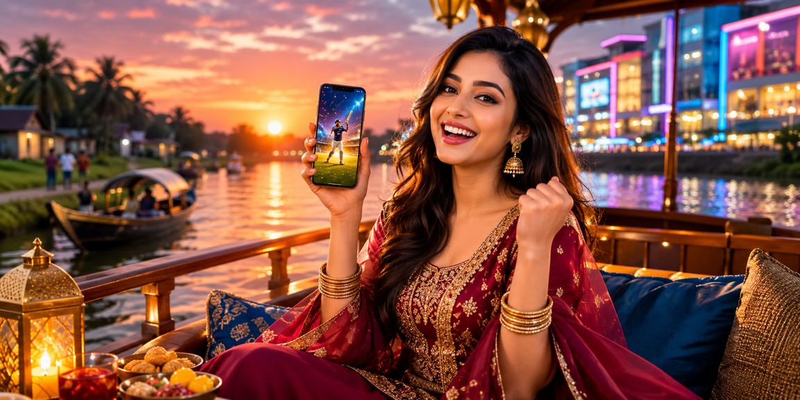 কুমিল্লায় ক্রিকেট বেটিং নিয়ন আলোকচিত্র